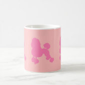 Classic roze poedel koffie Mok (Center)