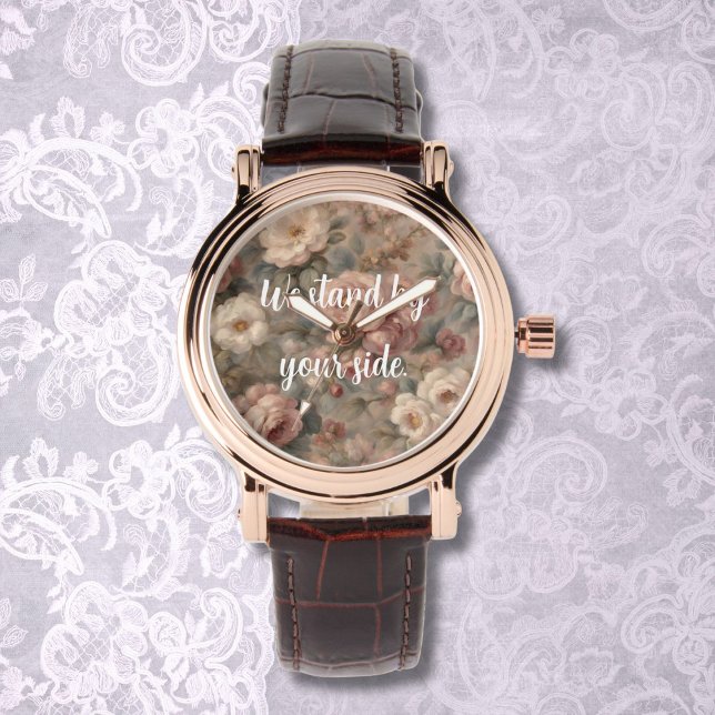 Classic Rozen Memorial Gift voor rouwende moeder Horloge (Classic Roses Memorial Gift for Grieving Mother)