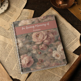 Classic Rozen Memorial Gift voor rouwende moeder Notitieboek