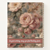 Classic Rozen Memorial Gift voor rouwende moeder Notitieboek (Achterkant)