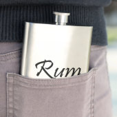 Classic Rum Flask Flacon (Voorbeeld)