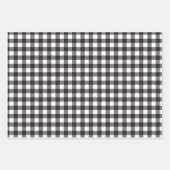 Classic Rustic Buffalo Plaid Inpakpapier Vel (Voorkant 2)