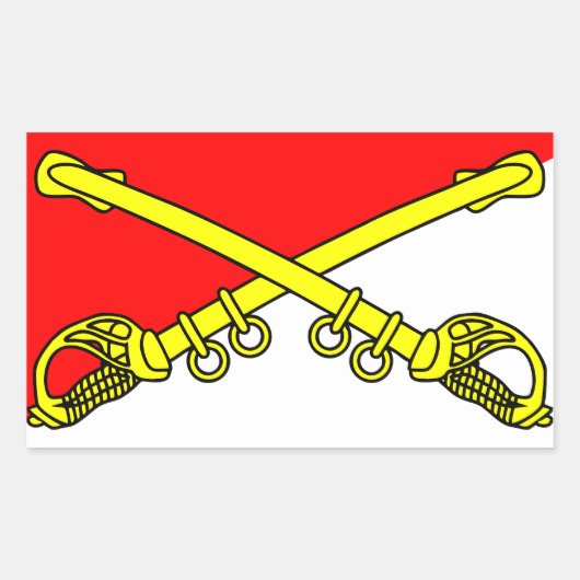 Classic Sabres Rechthoekige Stickers (Voorkant)