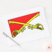 Classic Sabres Rechthoekige Stickers (Envelop)