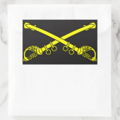 Classic Sabres Rechthoekige Stickers (Tas)