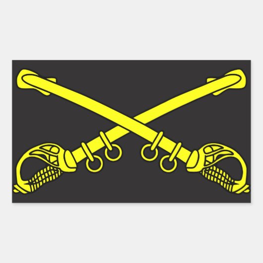 Classic Sabres Rechthoekige Stickers (Voorkant)