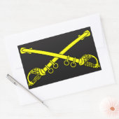 Classic Sabres Rechthoekige Stickers (Envelop)