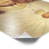 Classic Sacred Heart van Jesus Foto Print Afdruk (Hoek)