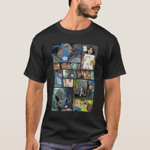 Classic Saga Afbeelding Comics Panel Design Classi T-shirt