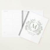 Classic Sage Green  Bloemkam Monogram Planner (Display)