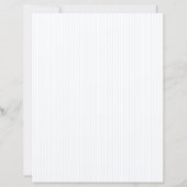 Classic Sage Green & Blue Striped Wedding Menu (Achterkant)