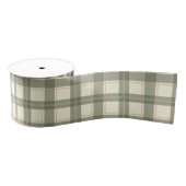 Classic Sage Tartan  Grosgrain Lint (Spoel)