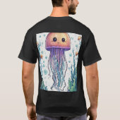 Classic Sailor Jerry Garnalen Flash Tattoo T-shirt (Achterkant)