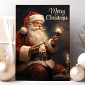 Classic Santa beroemd gemaakt door Candlelight Mer Feestdagen Kaart