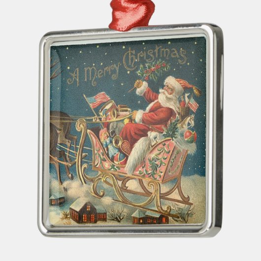 Classic Santa Claus Ornament (Links)