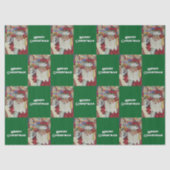 Classic Santa - Controleer het twee keer Holiday G Tissuepapier (Voorkant)