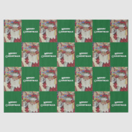 Classic Santa - Controleer het twee keer Holiday G Tissuepapier