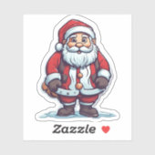 Classic Santa digitale stickers (Vel)
