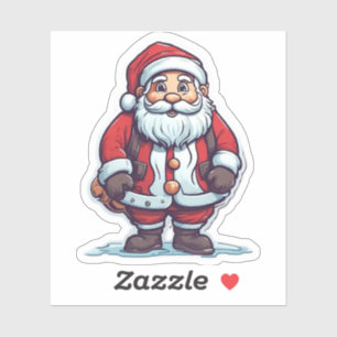 Classic Santa digitale stickers