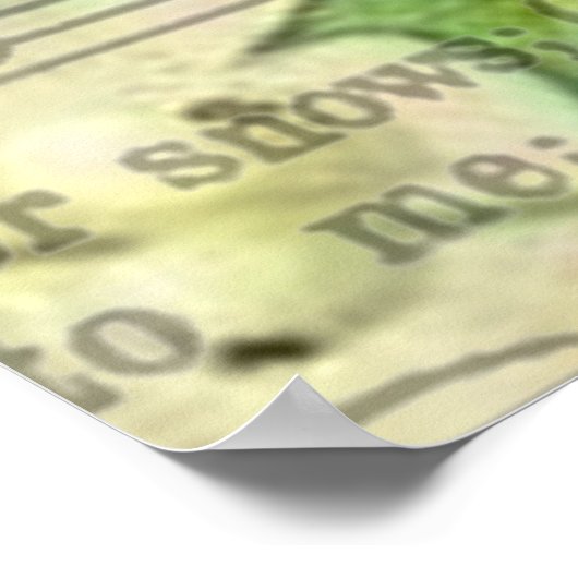 Classic Santa Illustration Poster (Hoek)