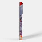 Classic Santa met cadeau & ornamenten Case-Mate iPhone Case (Achterkant / Rechts)