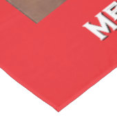 Classic Santa - Rood Kerst Tafelkleed (Gekanteld)