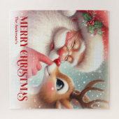 Classic Santa Rudolph Custom Children’s Christmas  Legpuzzel (Horizontaal)
