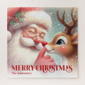 Classic Santa Rudolph Custom Children’s Christmas  Legpuzzel (Verticaal)