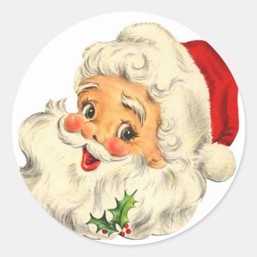 Classic Santa Stickers - Mooi (Voorkant)