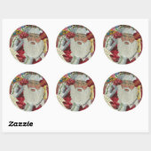 Classic Santa Stickers - Twee keer controleren (ro (Vel)