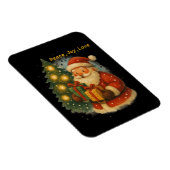 “Classic Santa Under the Tree Holiday Magnet” Magneet (Rechterzijde)