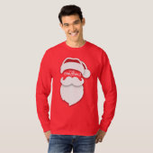 Classic Santa Vibes - Feestelijke baard en Pet Chr T-shirt (Voorkant volledig)