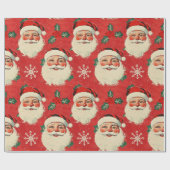 Classic Santa's Welcome II Cadeaupapier (Vlak)