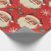 Classic Santa's Welcome II Cadeaupapier (Hoek)