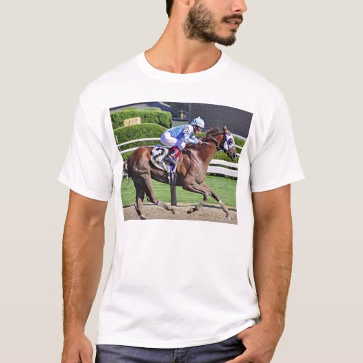 Classic Saratoga Horse Racing T-Shirts (Voorkant)