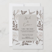 Classic Save the Date Kaart (Voorkant)