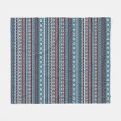 Classic Scandinavian Christmas Sweater Pattern Fleece Deken (Voorkant (Horizontaal))