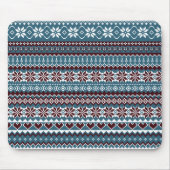 Classic Scandinavian Christmas Sweater Pattern Muismat (Voorkant)