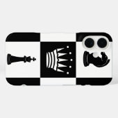 Classic Schaakstukken iPhone 16 Hoesje (Achterkant (horizontaal))