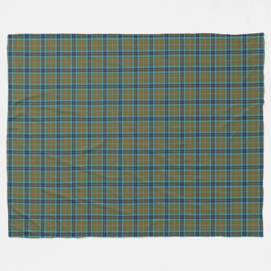 Classic Scottish Clan Thompson Tartan Pset Fleece Deken (Voorkant (Horizontaal))