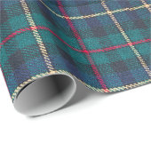 Classic Scottish Hunter Green & Navy Clan Tartan Cadeaupapier (Rol Hoek)