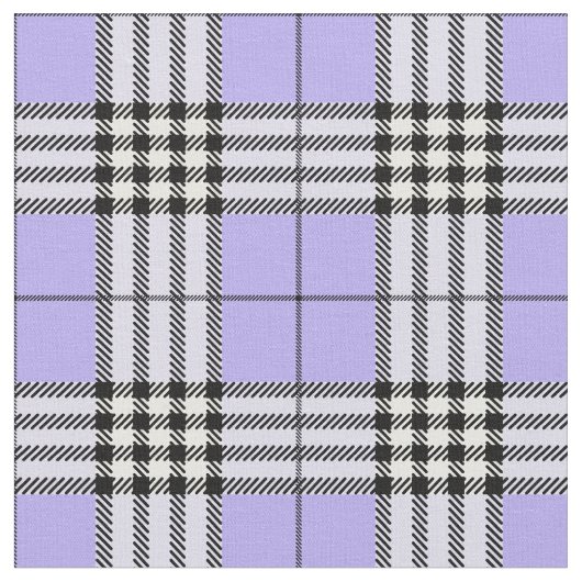 Classic Scottish Tartan Pattern Violet Stof (Close Up)
