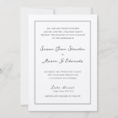 Classic Script Aangepaste offerte Uitnodiging voor (Voorkant)