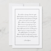 Classic Script Aangepaste offerte Uitnodiging voor (Achterkant)