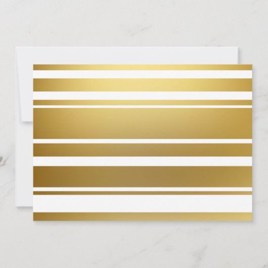 Classic Script Merry kerstGold 3-foto's Feestdagenkaart (Achterkant)