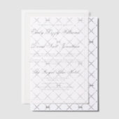 Classic Script Minimalist Wedding Invitation Vellum Uitnodigingen (Offset (Uitnodiging))