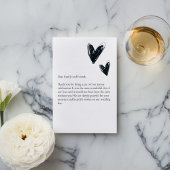 Classic Script Wedding Dank u kaart met foto