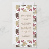  Classic Scrolls Happy Thanksgiving 4 Foto Feestdagenkaart (Achterkant)