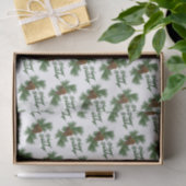 Classic Seasonal Pinecones Prettige feestdagen Wis Tissuepapier (Geschenk)
