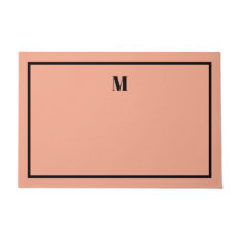 Classic Serif Initialen Welcome Mat